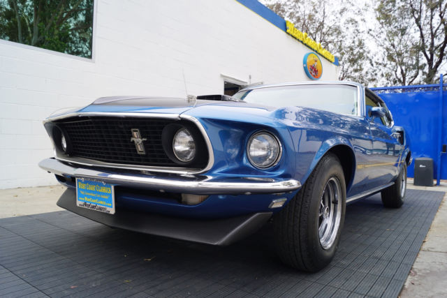 1969 Blue Ford Mustang Coupe
