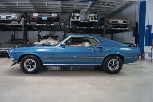1969 Blue Ford Mustang Coupe
