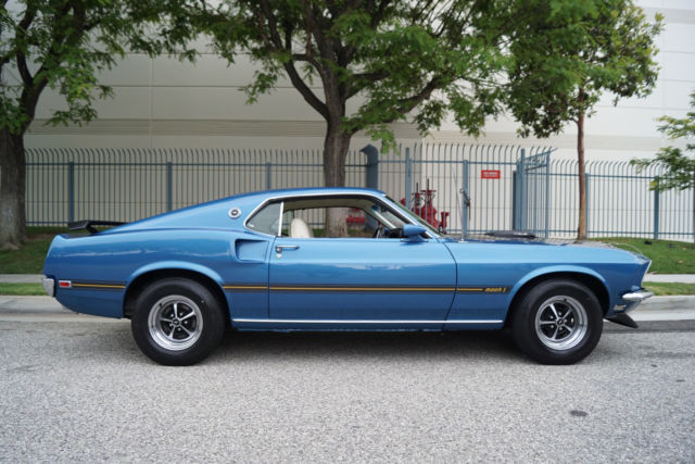 1969 Blue Ford Mustang Coupe