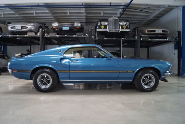 1969 Blue Ford Mustang Coupe