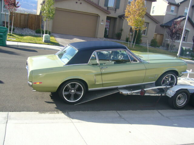 1968 Green/Black Ford Mustang Coupe