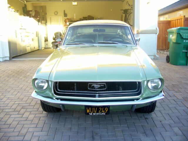 1968 Green/Black Ford Mustang Coupe