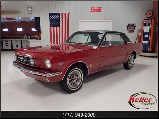 1966 Red Ford Mustang 2 Dr