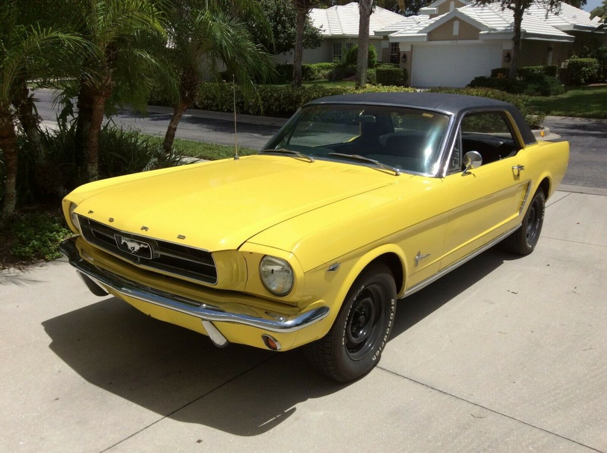 1965 Gold Ford Mustang Coupe