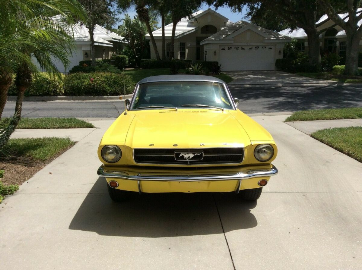 1965 Gold Ford Mustang Coupe