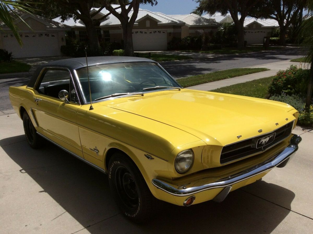1965 Gold Ford Mustang Coupe