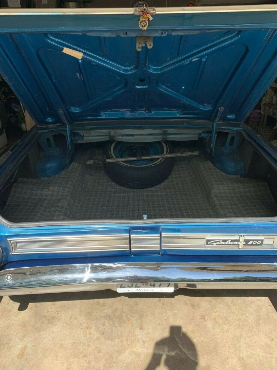 1964 Blue Ford Galaxie Convertible