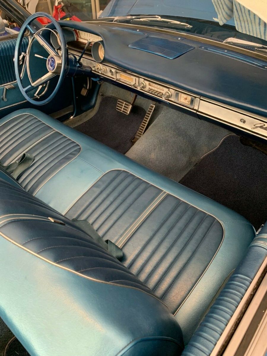 1964 Blue Ford Galaxie Convertible