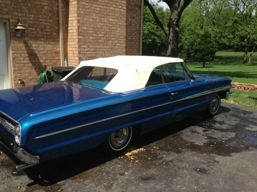 1964 Blue Ford Galaxie Convertible