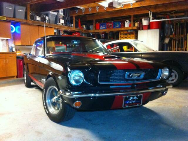 1966 Black Ford Mustang Fastback
