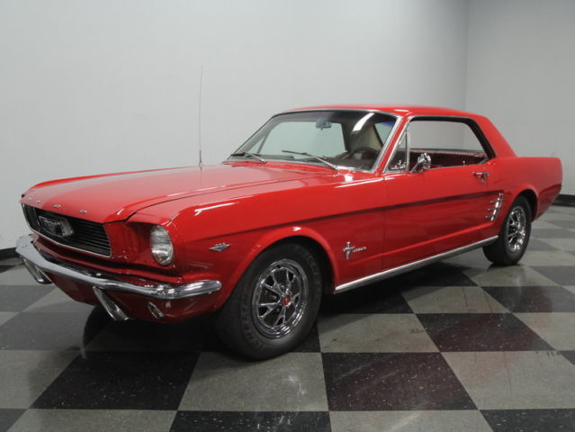 1966 Red Ford Mustang Coupe
