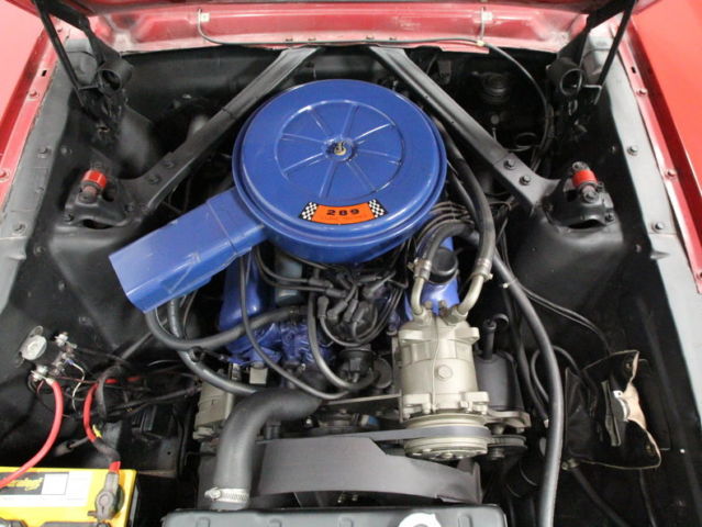 1966 Red Ford Mustang Coupe