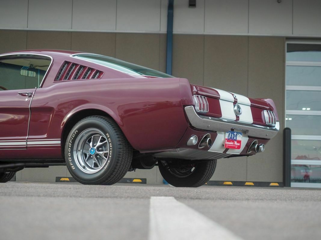 1965 Burgundy Ford Mustang --