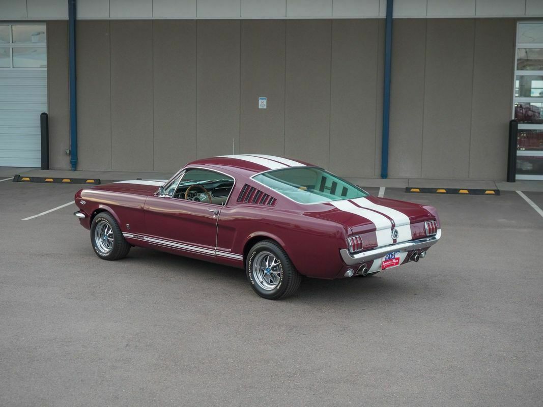 1965 Burgundy Ford Mustang --