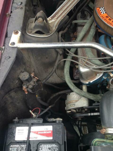 1965 Burgundy Ford Mustang Coupe