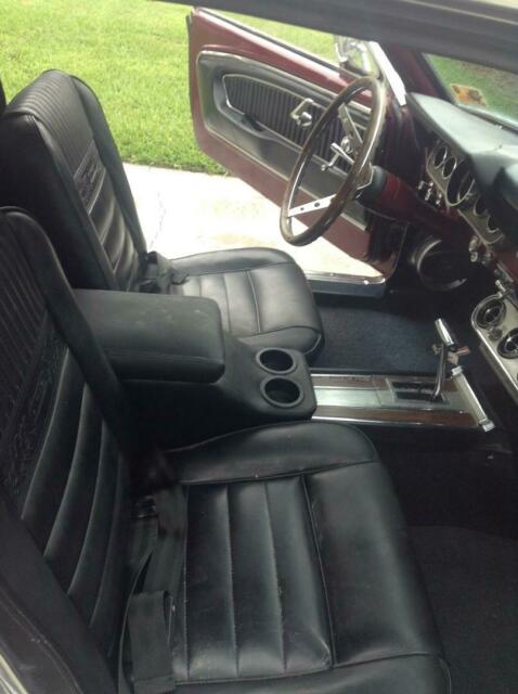 1965 Burgundy Ford Mustang Coupe