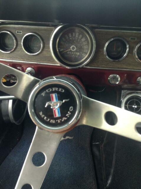 1965 Burgundy Ford Mustang Coupe