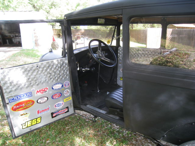 1929 black  Ford Model A sedan