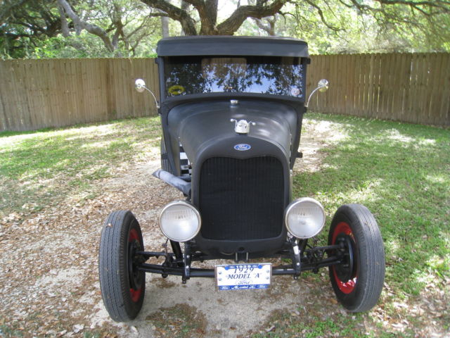 1929 black  Ford Model A sedan