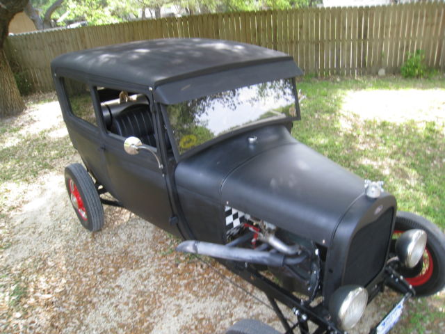 1929 black  Ford Model A sedan