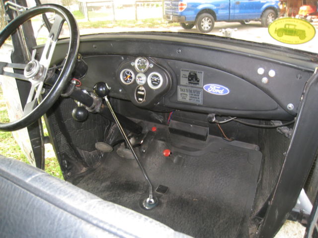 1929 black  Ford Model A sedan
