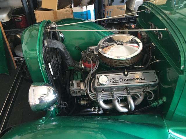 1929 Green Ford Model A Roadster  Steel/Glas