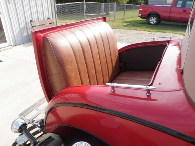 1929 Red Ford Model A Sport Coupe