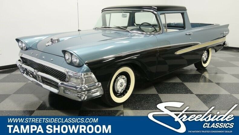 1958 Blue Ford Ranchero Hardtop