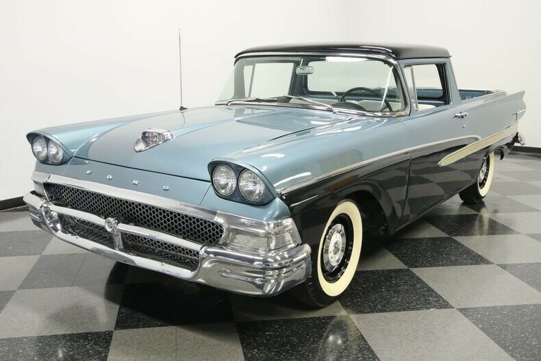 1958 Blue Ford Ranchero Hardtop