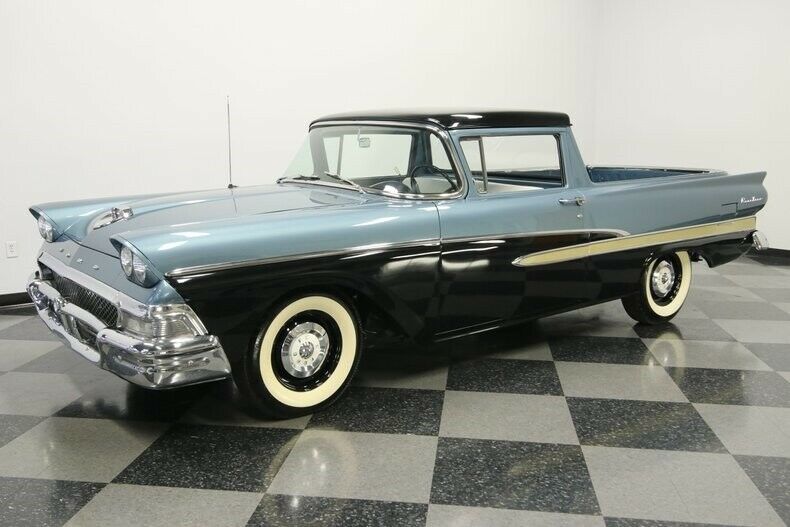 1958 Blue Ford Ranchero Hardtop