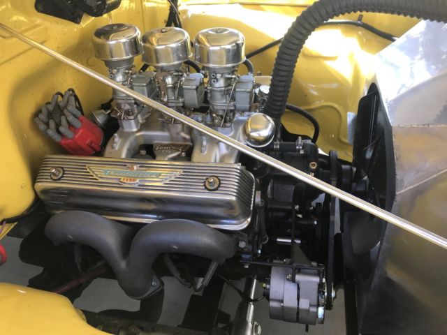 1956 Yellow Ford F-100