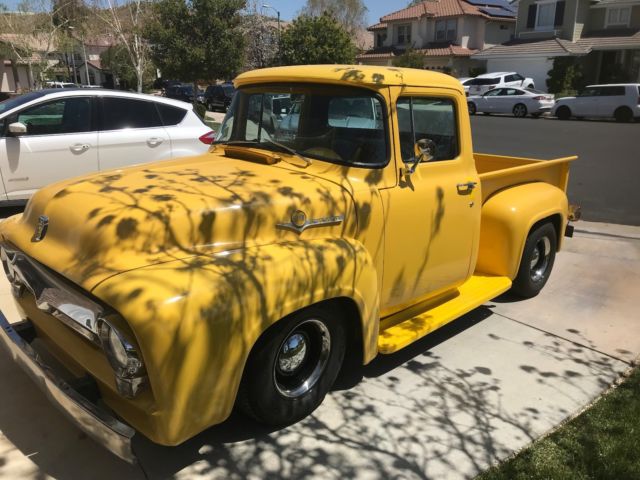 1956 Yellow Ford F-100