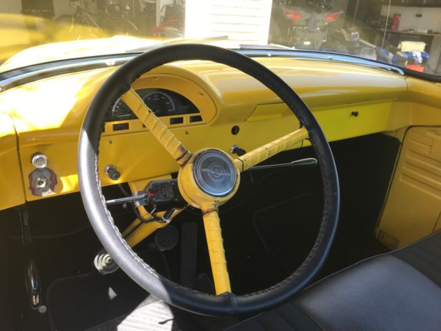 1956 Yellow Ford F-100