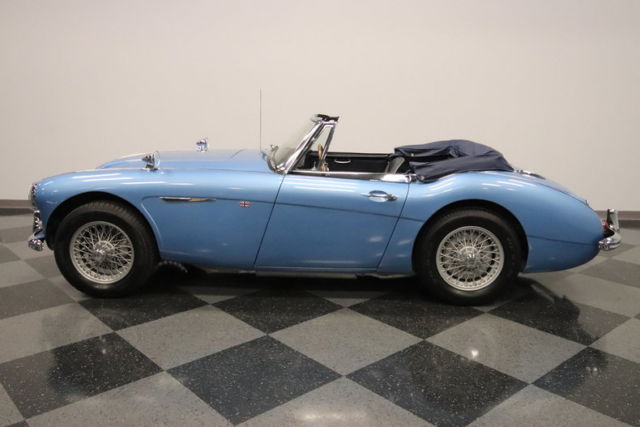 1965 Blue Austin Healey 3000 Mark III BJ8 Convertible