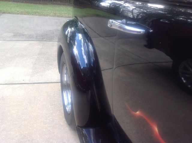 1937 Black Chevrolet 2D Sedan Street Rod, Collector Car, Antique