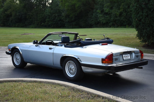 1989 Blue Jaguar XJS Convertible