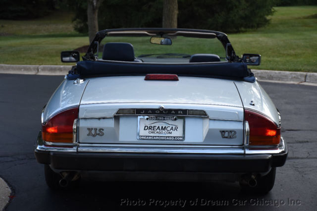 1989 Blue Jaguar XJS Convertible