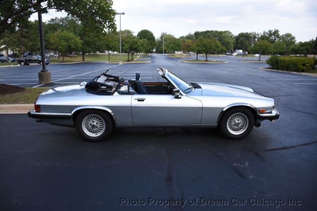 1989 Blue Jaguar XJS Convertible