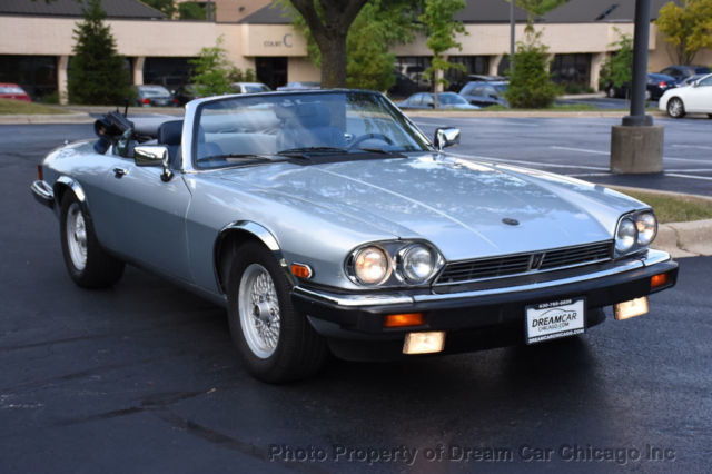 1989 Blue Jaguar XJS Convertible