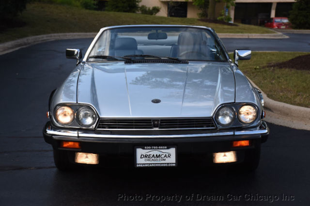 1989 Blue Jaguar XJS Convertible