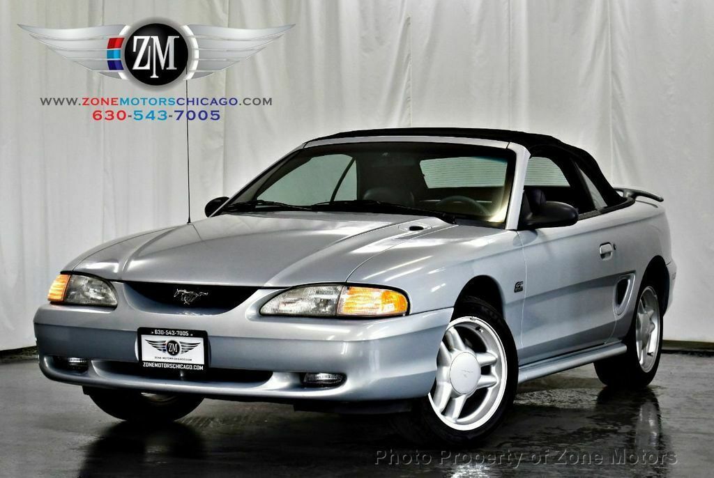 1994 Silver Ford Mustang Convertible