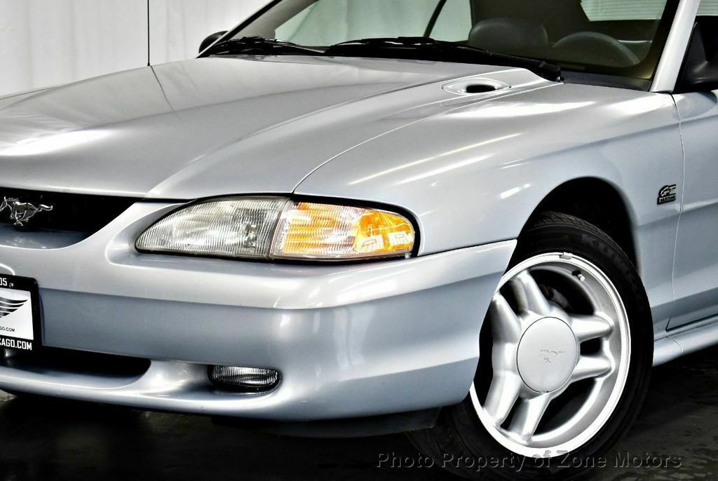 1994 Silver Ford Mustang Convertible
