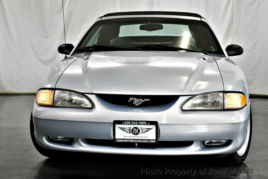 1994 Silver Ford Mustang Convertible