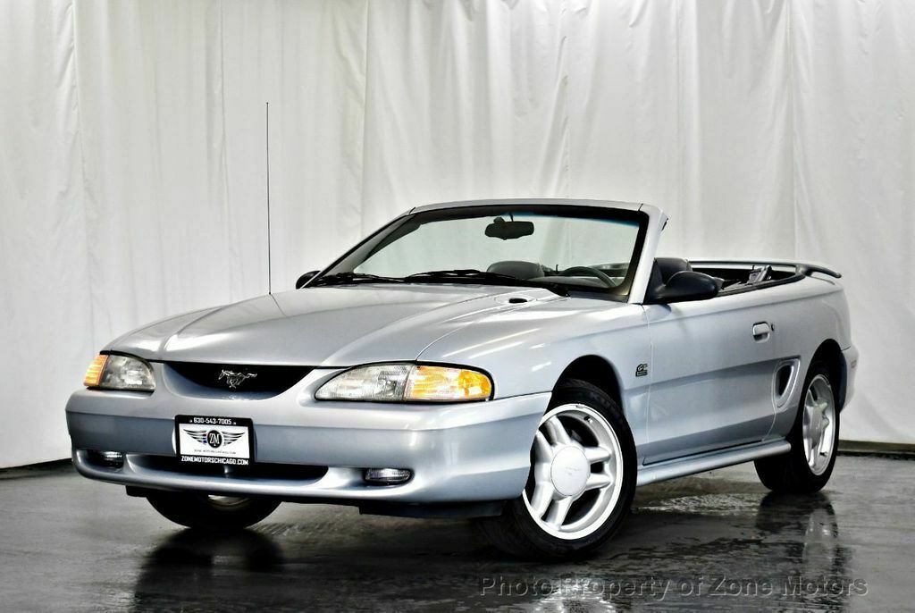 1994 Silver Ford Mustang Convertible