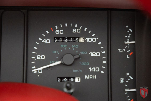 1992 Red Ford Mustang Convertible