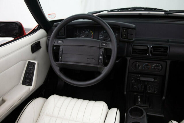 1992 Red Ford Mustang Convertible