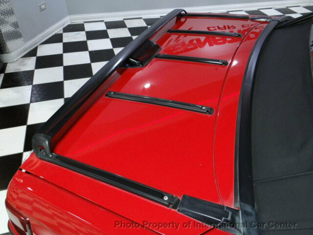 1991 Red Ford Mustang Convertible