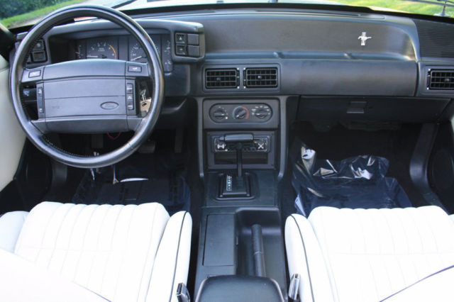 1992 Red Ford Mustang Convertible