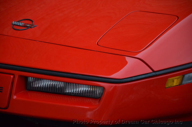 1990 Red Chevrolet Corvette Hatchback