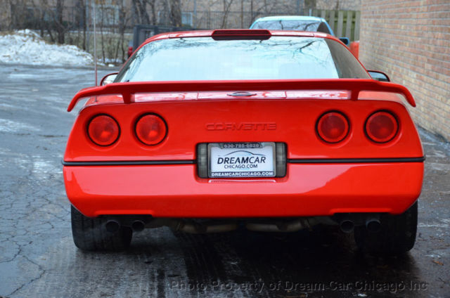 1990 Red Chevrolet Corvette Hatchback